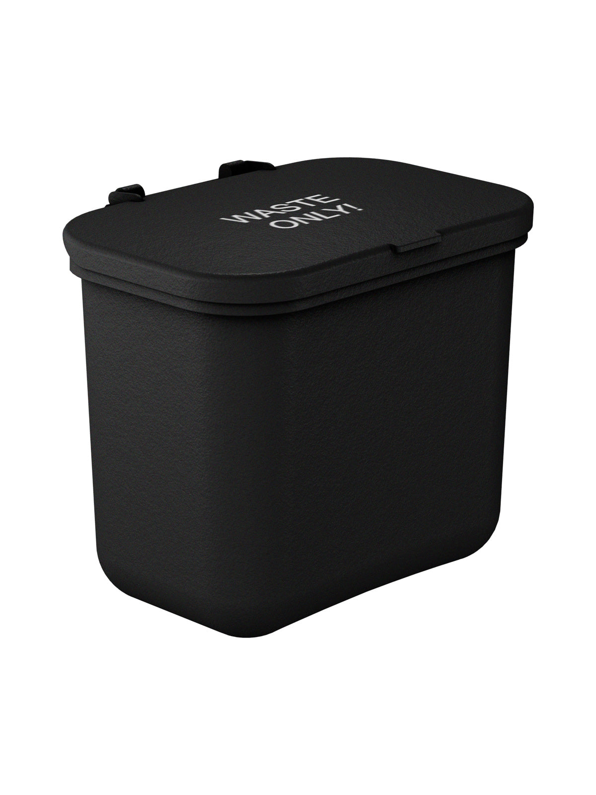 HANGING WASTE BASKET (8) - Single - Kit - Waste - Solid Lift - Black PCR