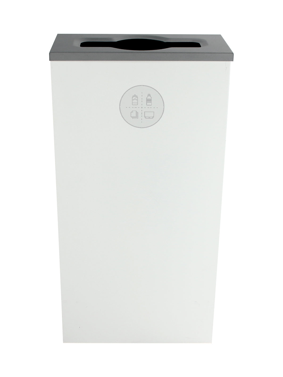 SPECTRUM - Single - Kit - Cube Slim - Mixed Recyclables - Mixed - White