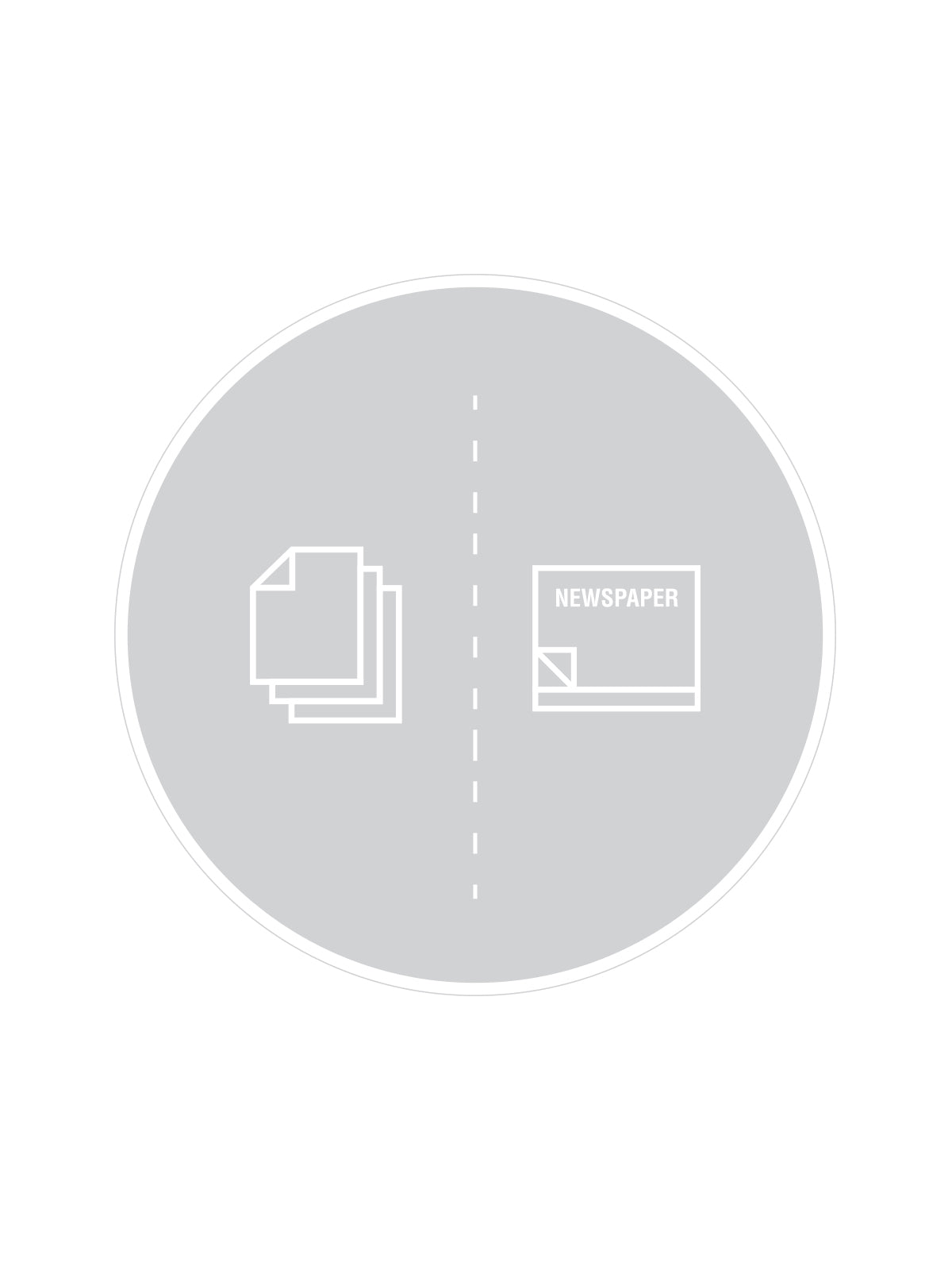 SPECTRUM - Label - Mixed Paper - Clear-White