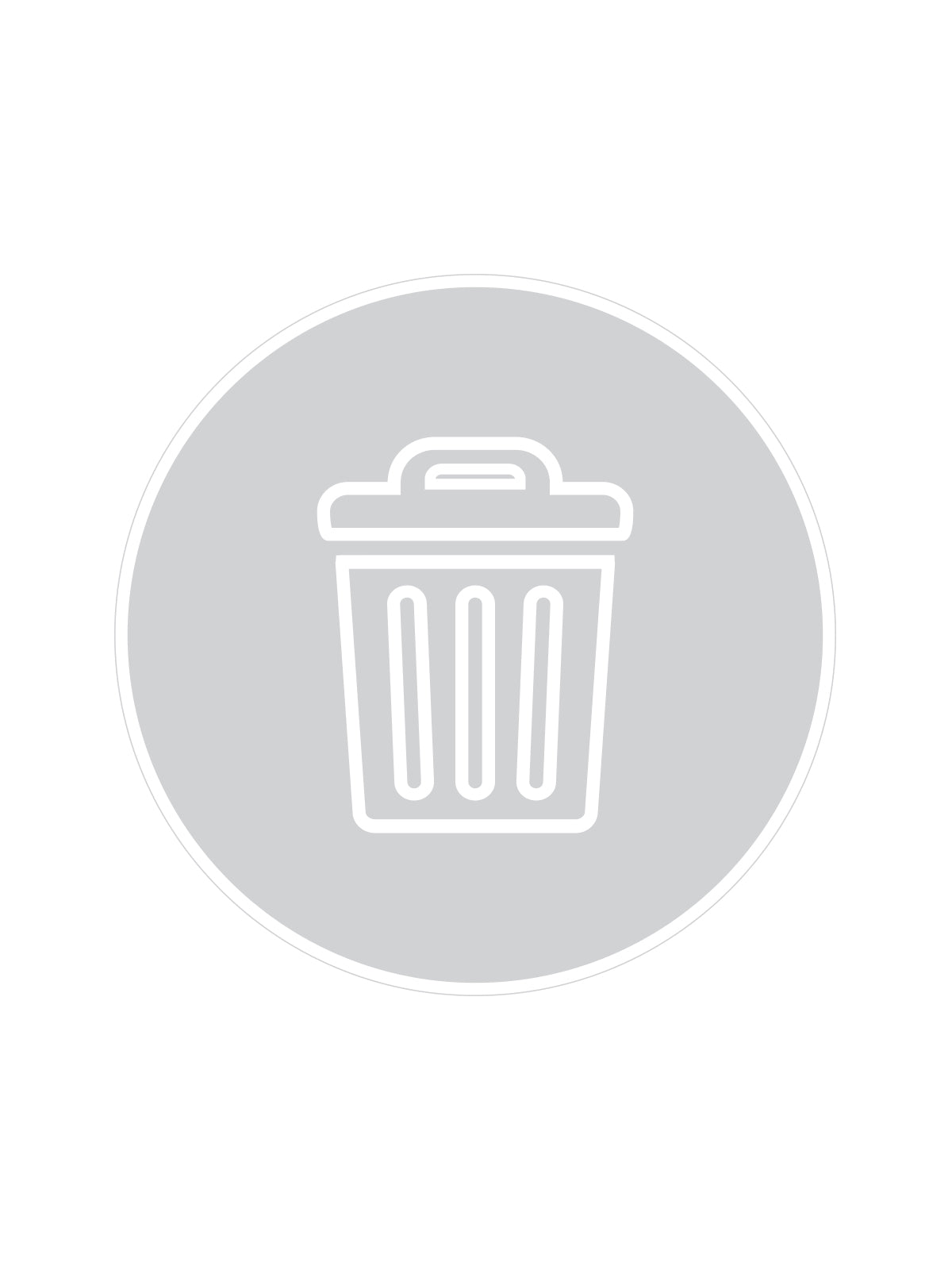 SPECTRUM - Label - Waste - Clear-White