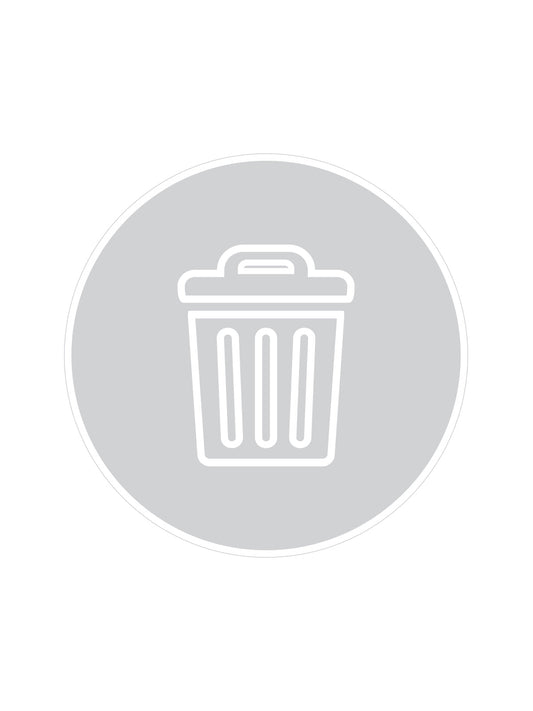 SPECTRUM - Label - Waste - Clear-White