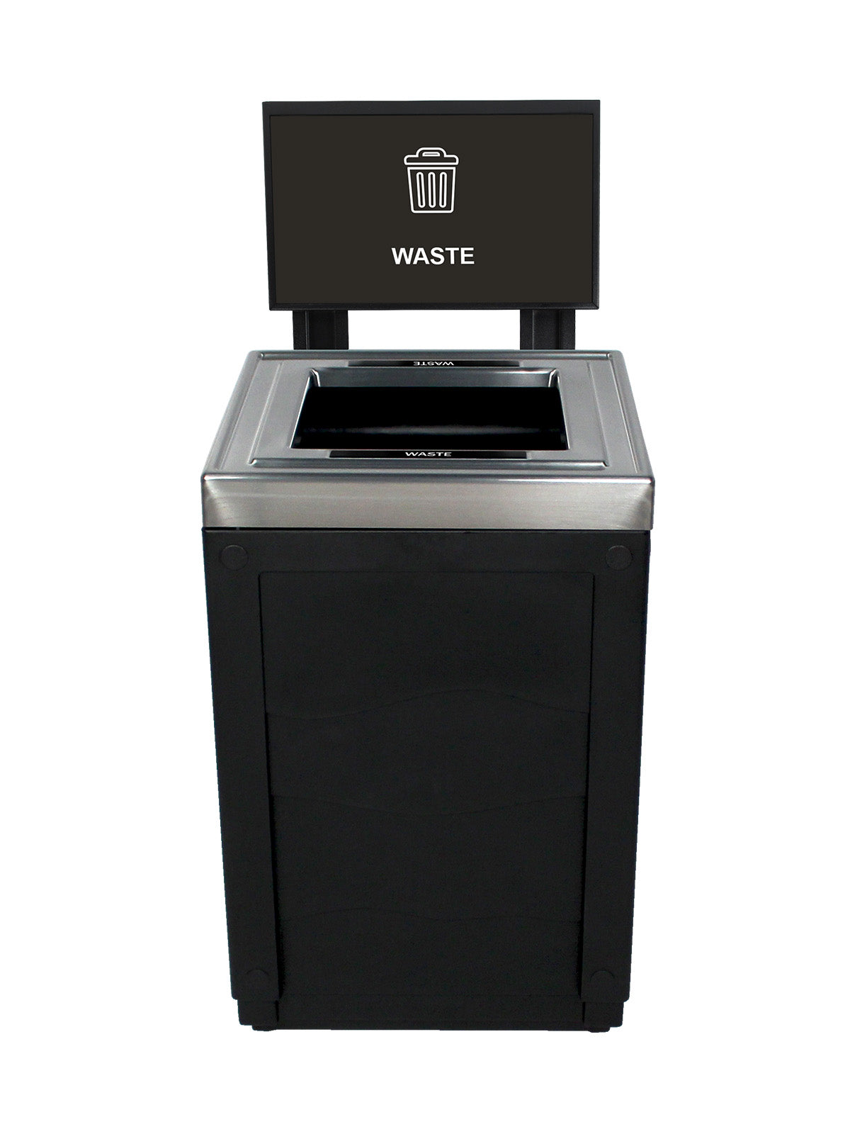 EVOLVE - Single - Sign Frame - Black