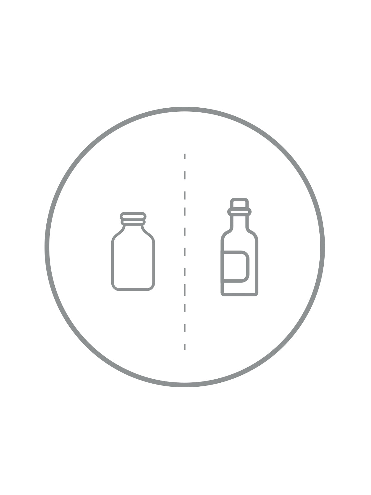 SPECTRUM - Label - Glass - Clear-Silver