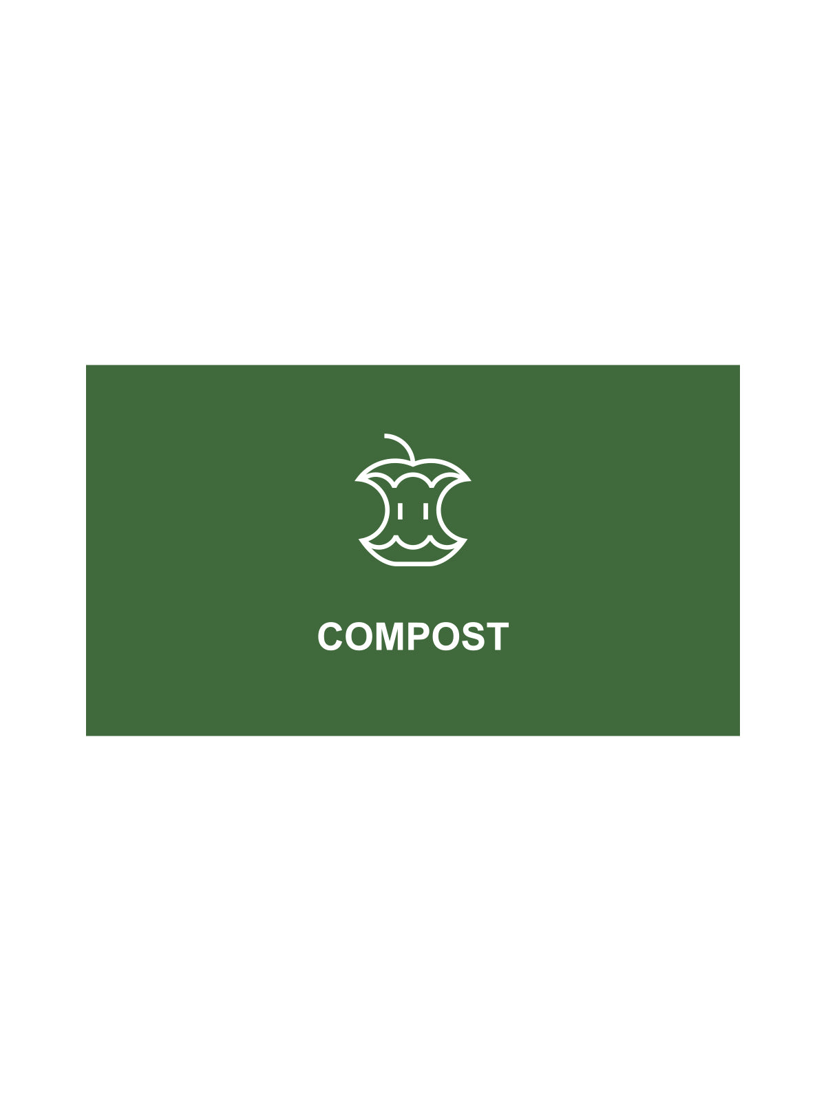 SPECTRUM - Ellipse Double Sign - Compost - Green-White