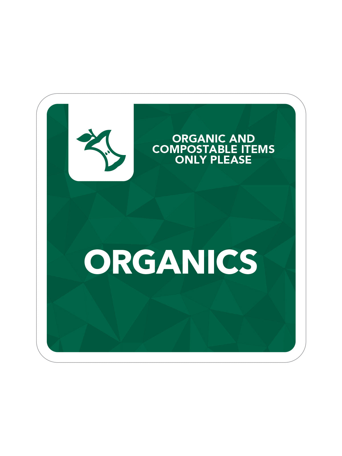 MOSAIC (1) - Label - Organics - Green