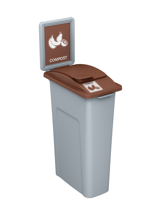 WASTE WATCHER - Single - Kit - Compost - Solid Lift - Grey-Brown