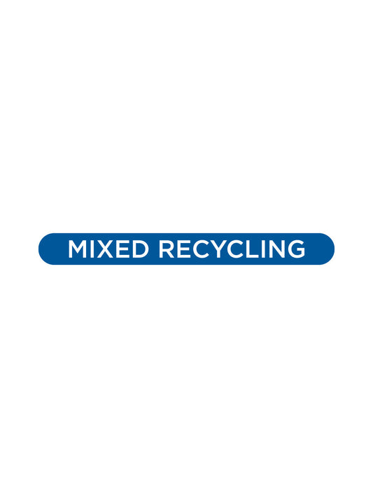 ASCEND - Label - Mixed Recycling  - Blue-White
