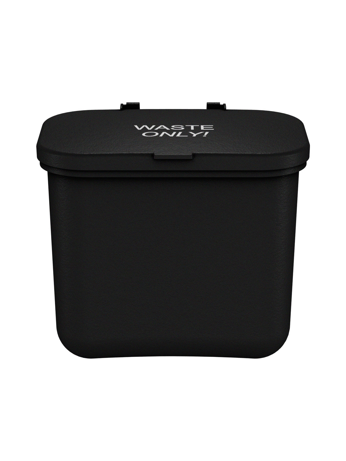 HANGING WASTE BASKET - Single - Kit - Waste - Solid Lift - Black PCR