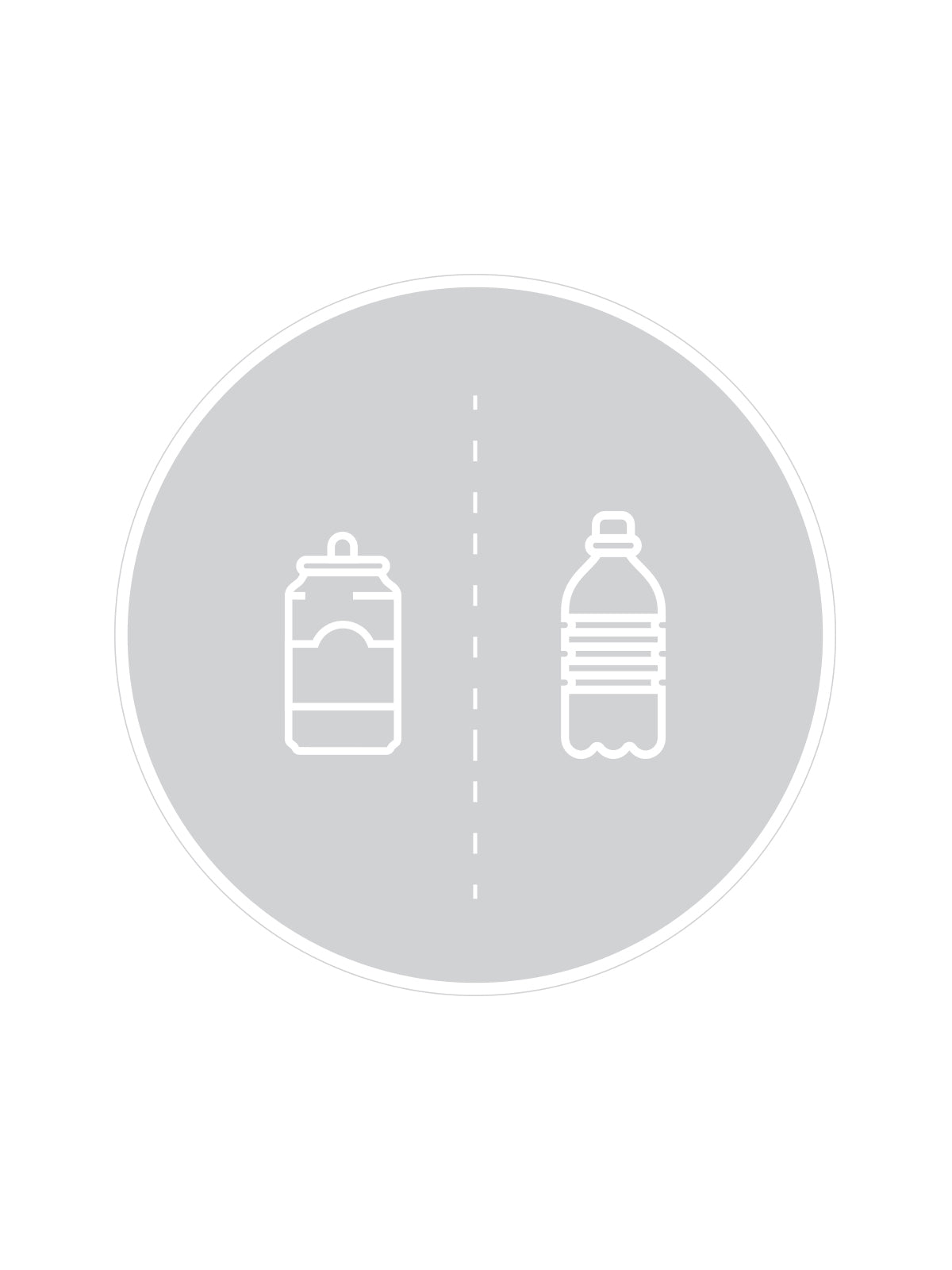 SPECTRUM - Label - Cans & Bottles - Clear-White