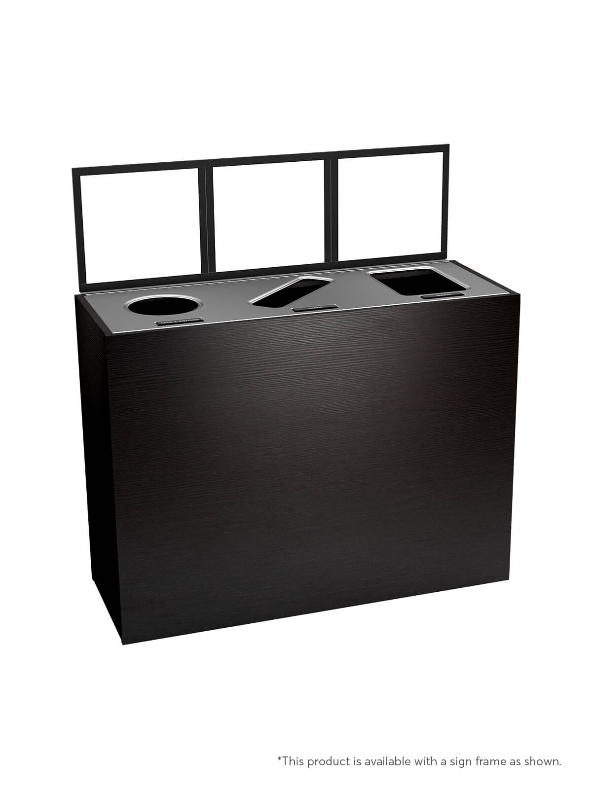 ARISTATA - Triple - Elite - Cans & Bottles-Paper-Waste - Circle-Slot-Full - Western Breeze