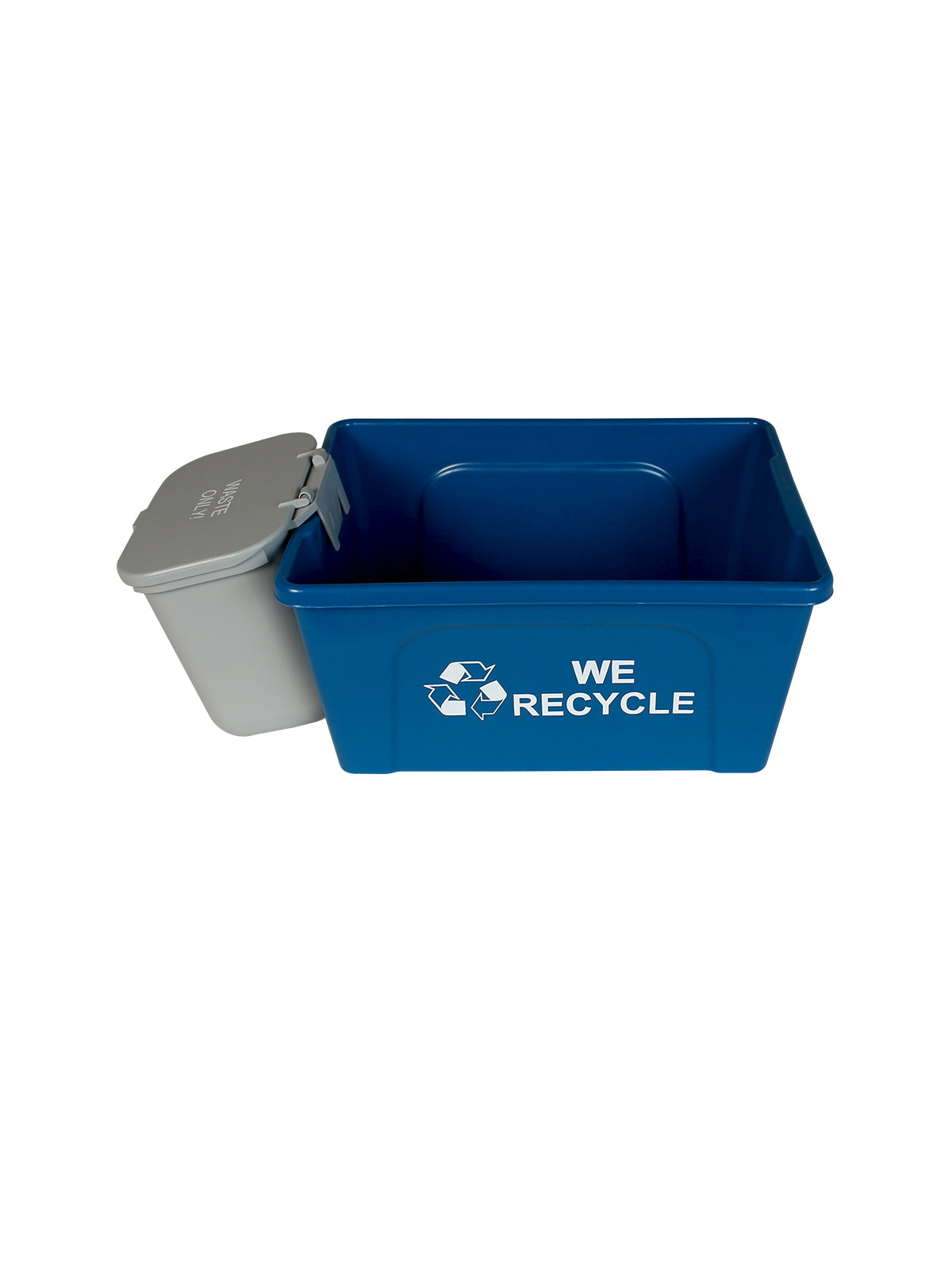 OFFICE COMBO - Double - Kit - Mobius Loop-We Recycle-Waste - Solid Lift - Blue-Grey