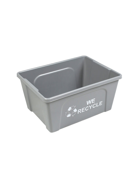 DESKSIDE RECYCLER - Single - Body - We Recycle - Executive Grey