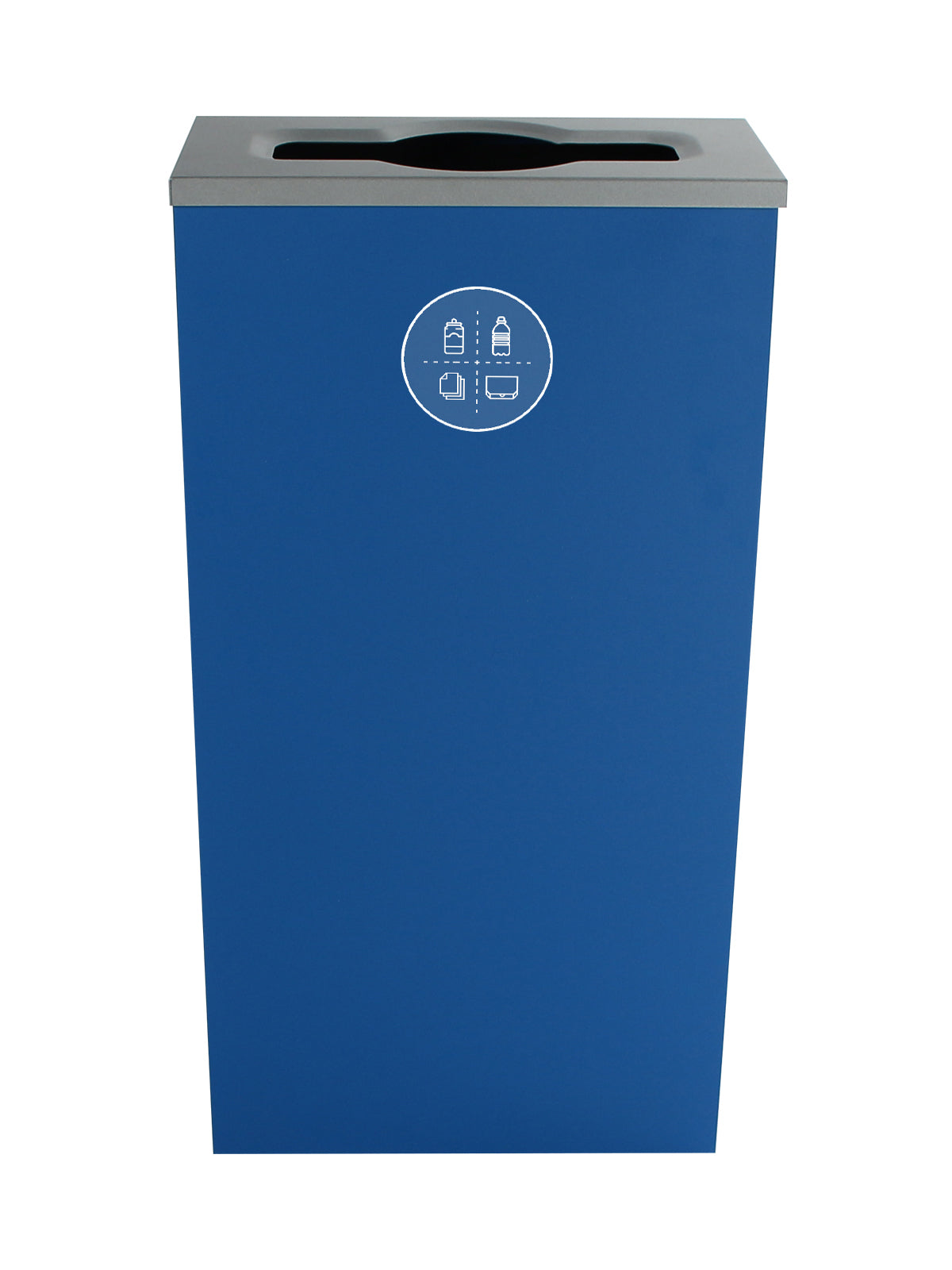 SPECTRUM - Single - Kit - Cube Slim - Mixed Recyclables - Mixed - Blue