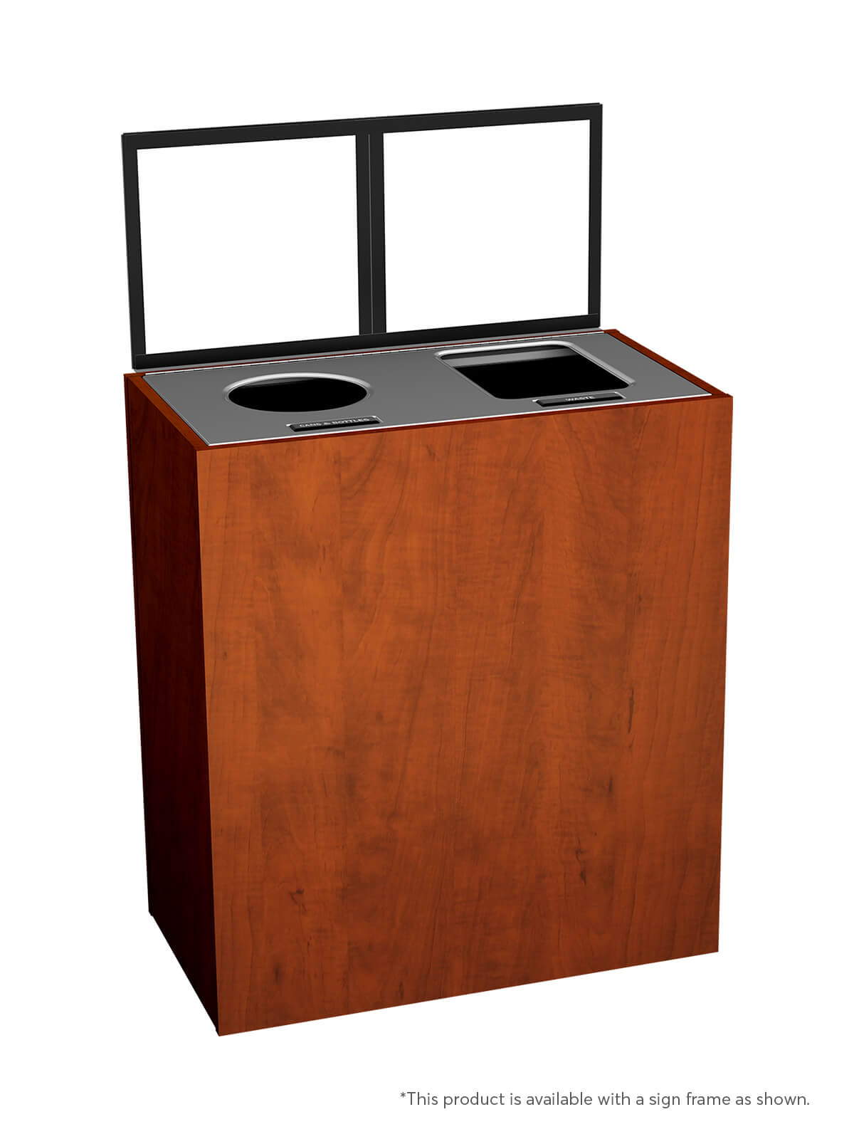 ARISTATA - Double Stream, Midsummer Flame Finish, Hinged Stainless Steel Lid with Circle-Full Openings