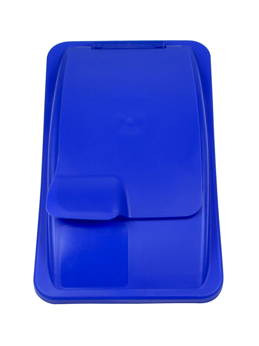 WASTE WATCHER - Single - Lid - Solid Lift - Royal Blue