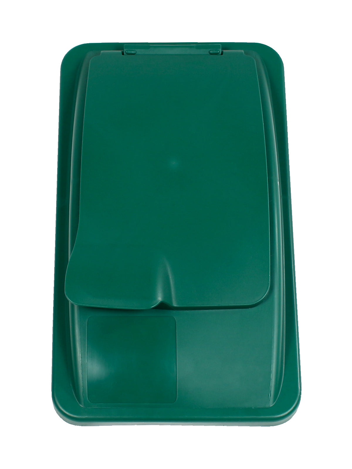 WASTE WATCHER - Dark Green Solid Lift Lid