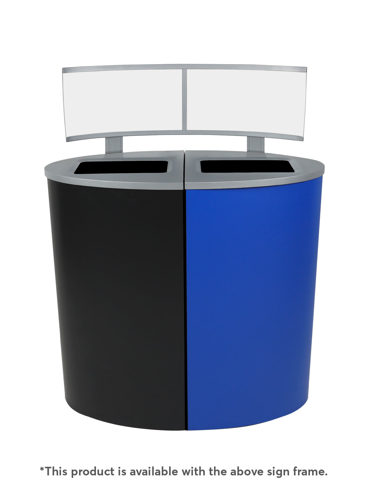 SPECTRUM - Double - Kit - New Jersey Compliant - Mixed Recyclables-Waste - Mixed-Full - Blue-Black