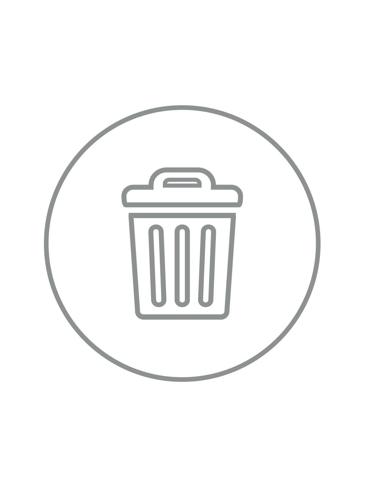 SPECTRUM - Label - Waste - Clear-Silver
