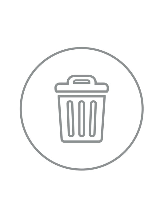 SPECTRUM - Label - Waste - Clear-Silver