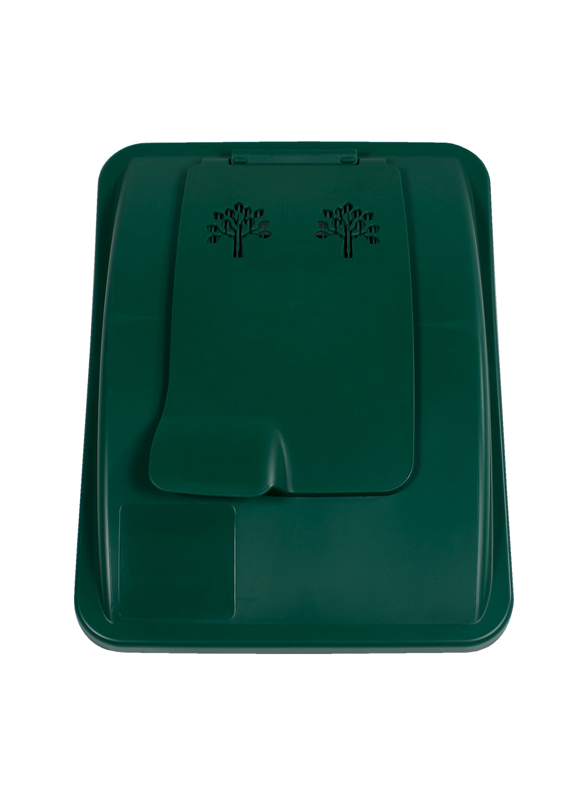 WASTE WATCHER XL - Dark Green Vented Lift Lid