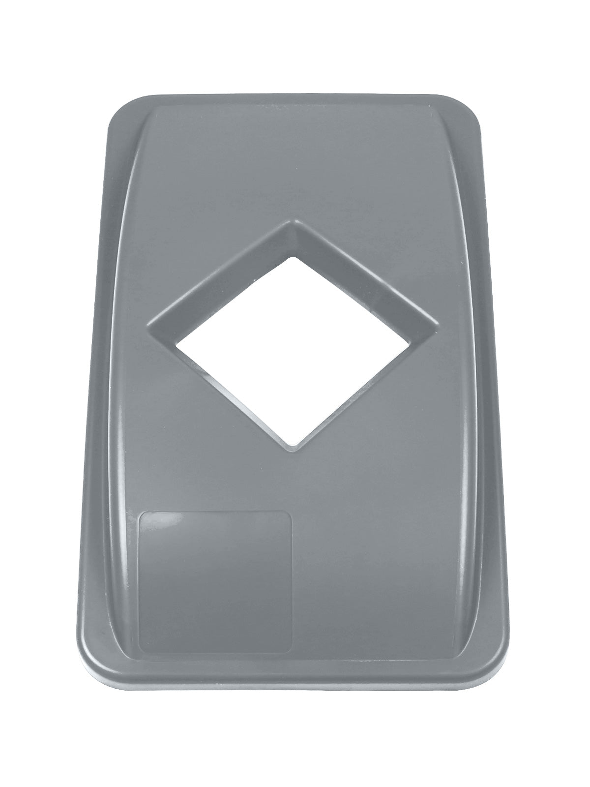 WASTE WATCHER - Grey Diamond Opening Lid