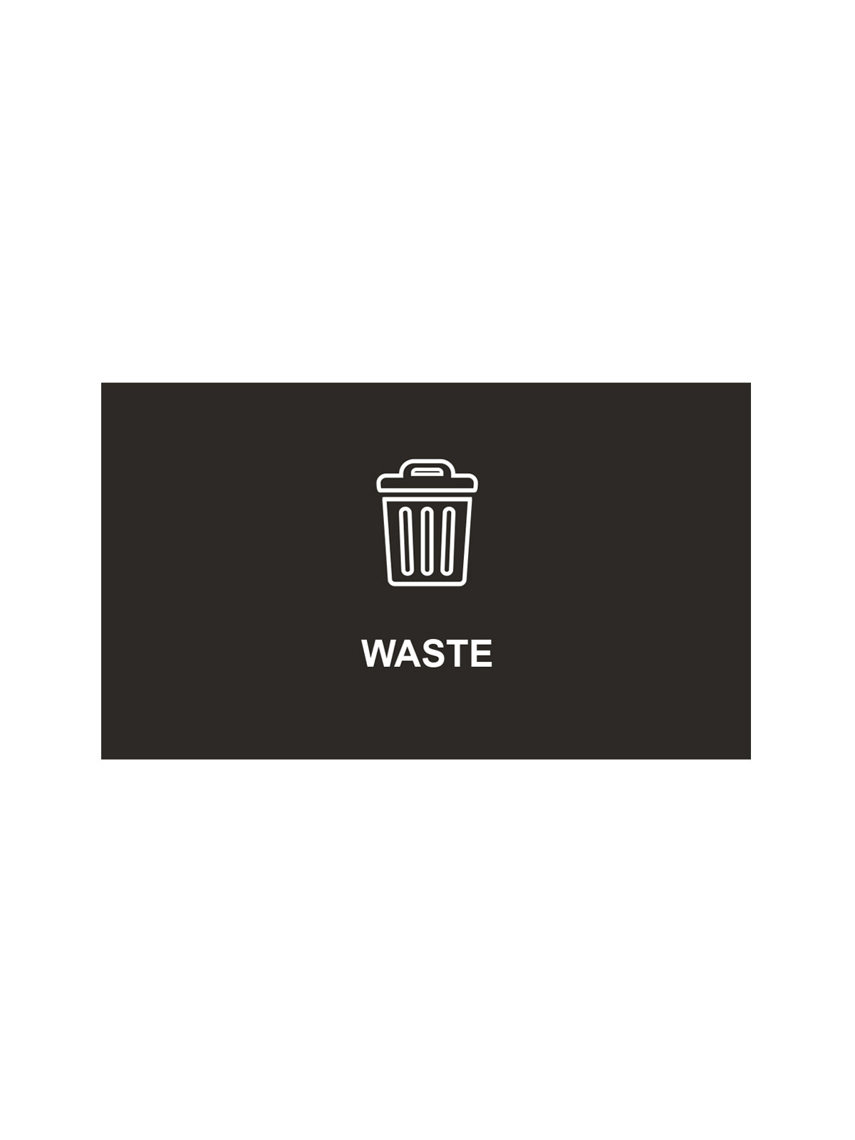 SPECTRUM - Ellipse Double Sign - Waste - Black-White