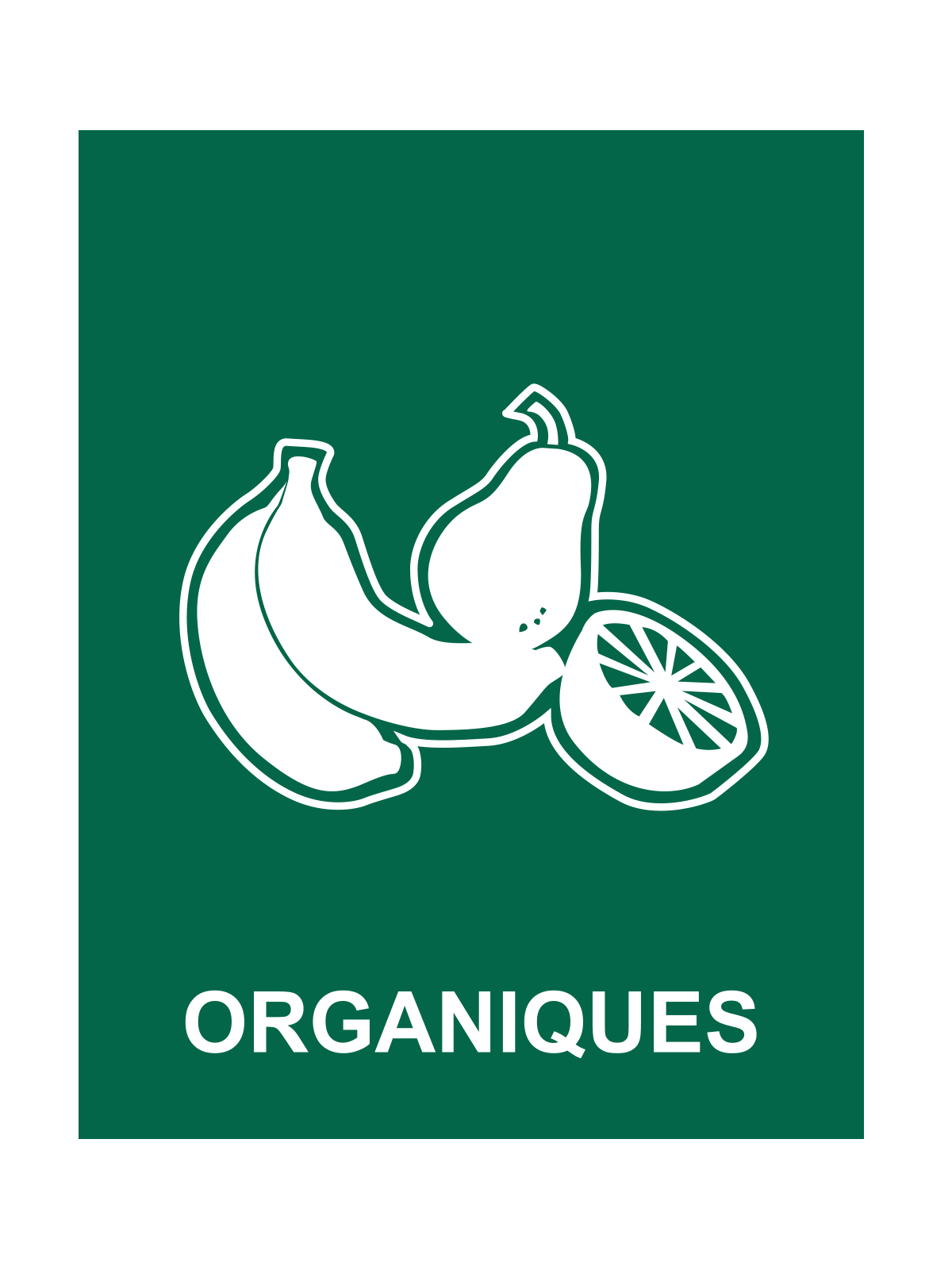 WASTE WATCHER - Sign - Organiques - Green