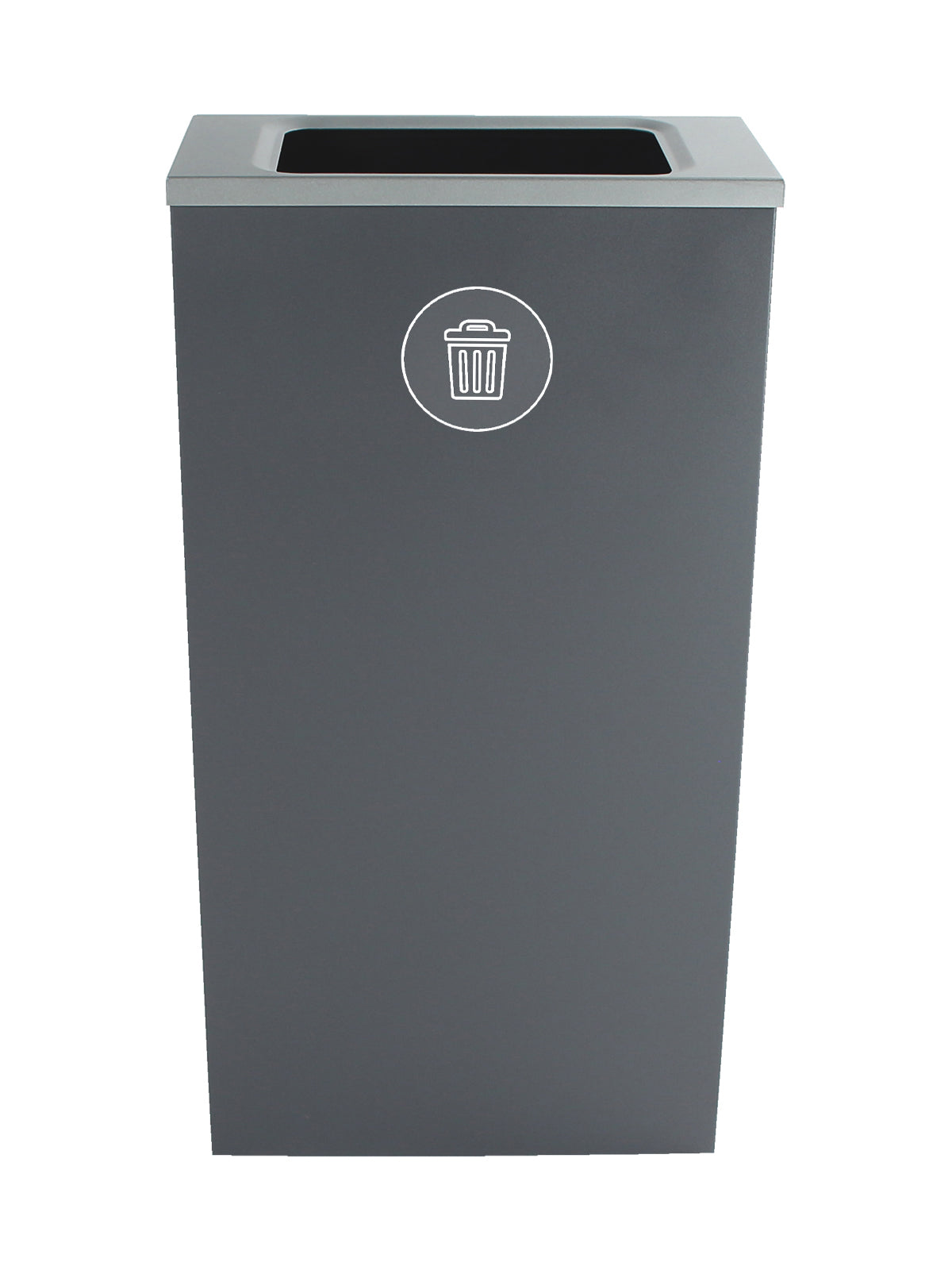 SPECTRUM - Single - Kit - Cube Slim - Waste - Full - Grey