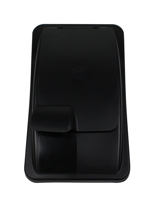 WASTE WATCHER - Single - Lid - Solid Lift - Black