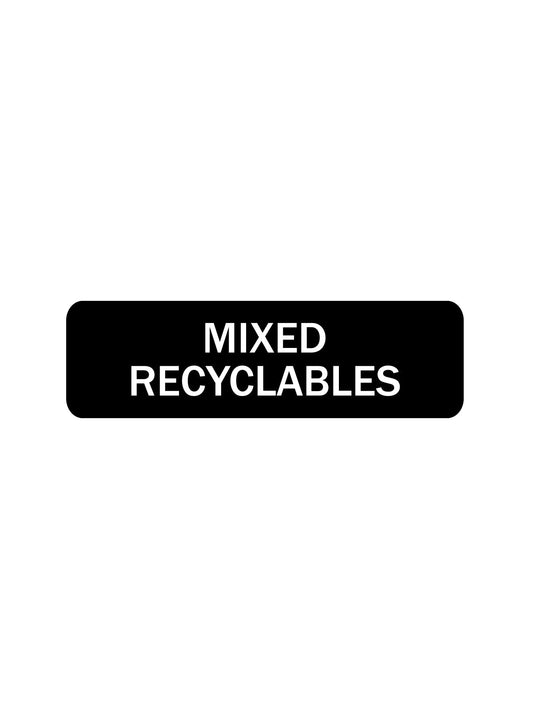 ARISTATA - Label - Mixed Recyclables - Black-White