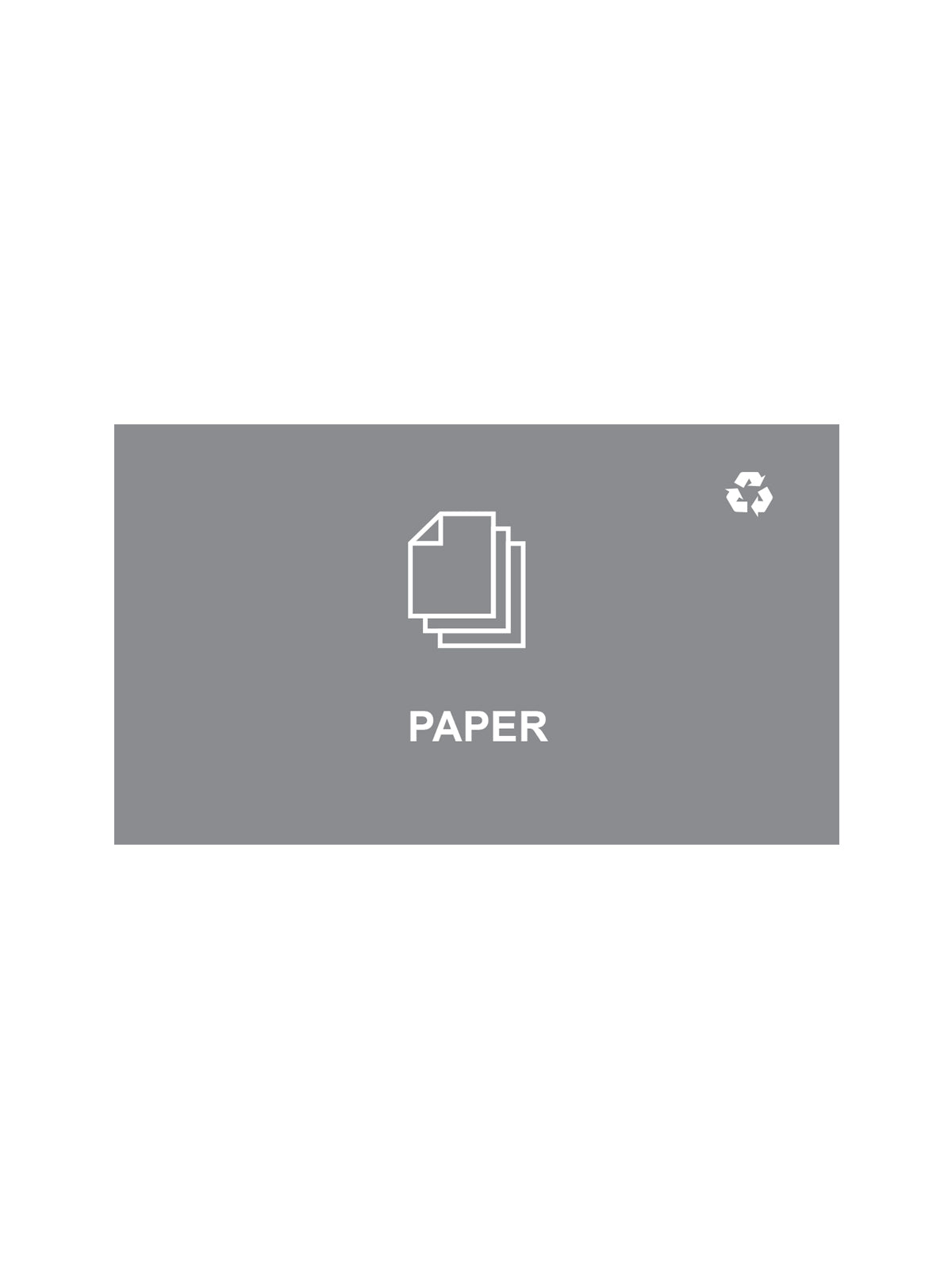 SPECTRUM - Ellipse Double Sign - Paper - Grey-White