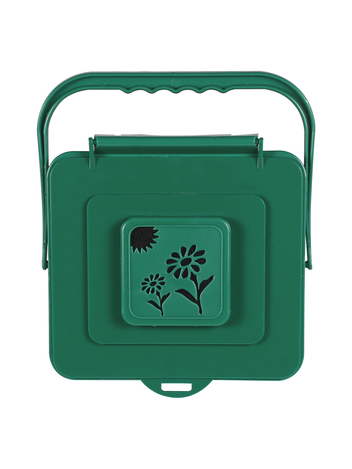 KITCHEN COMPOSTER - Single - Unit - Vented Lift - Compost Green PCR