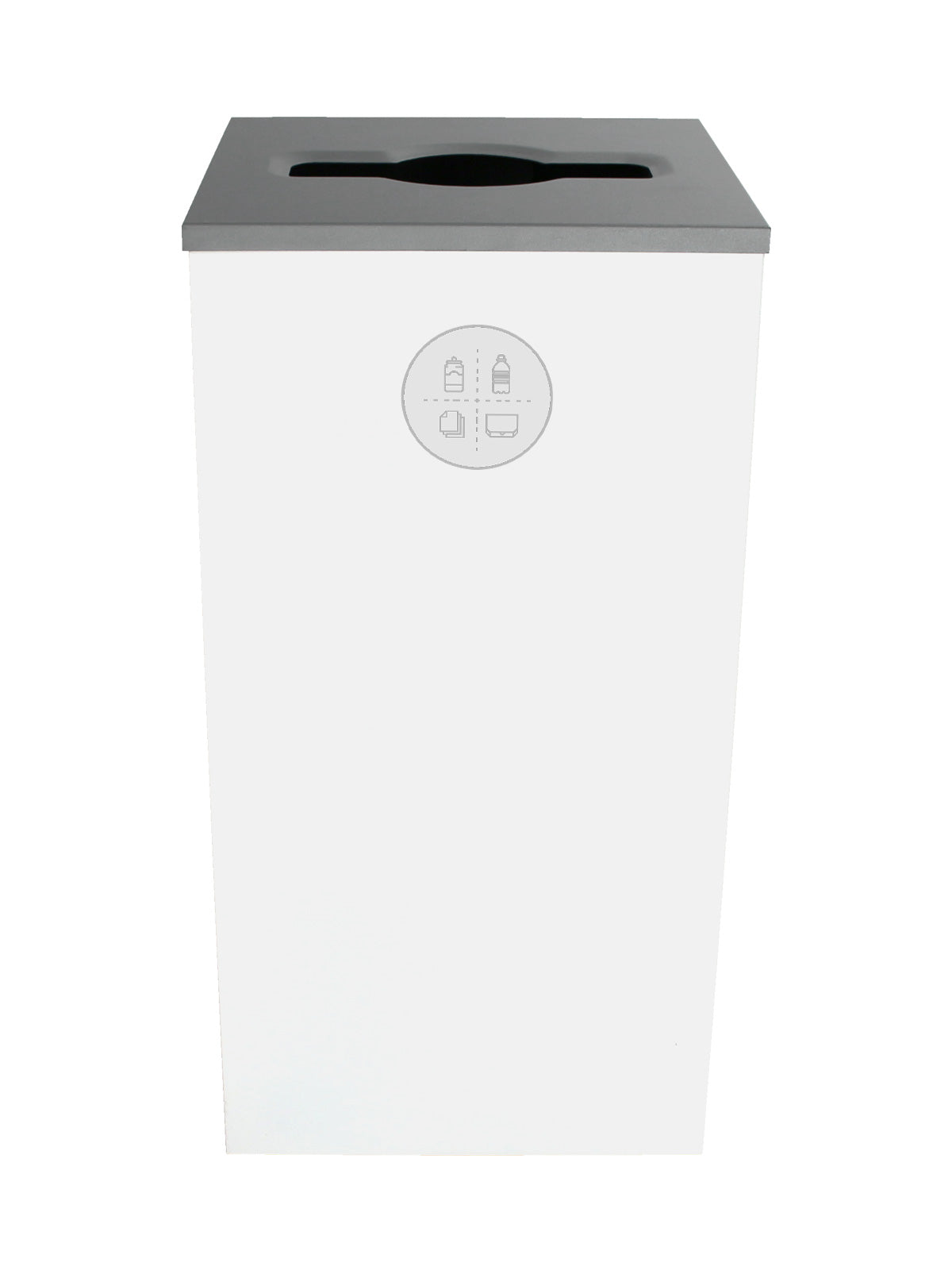 SPECTRUM - Single - Kit - Cube - Mixed Recyclables - Mixed - White