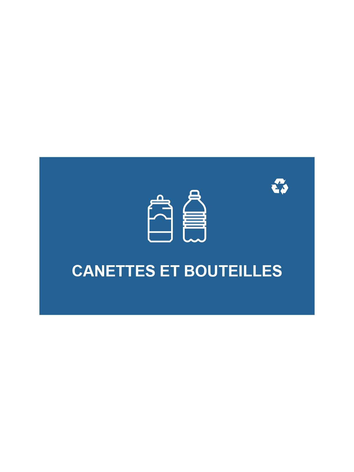 SPECTRUM - Single - Cube Sign - Canettes et Bouteilles - Blue-White