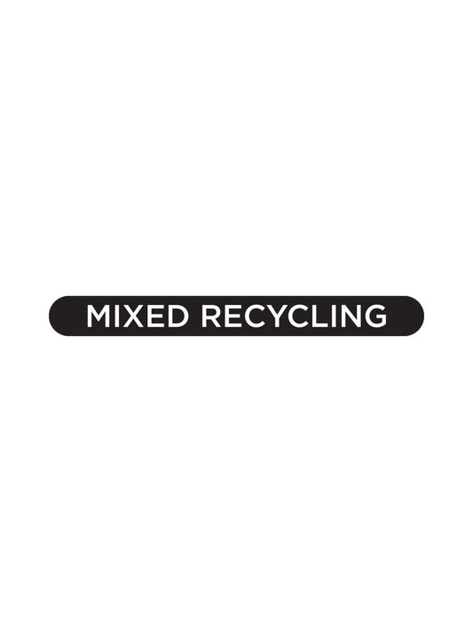ASCEND - Label - Mixed Recycling - Black-White