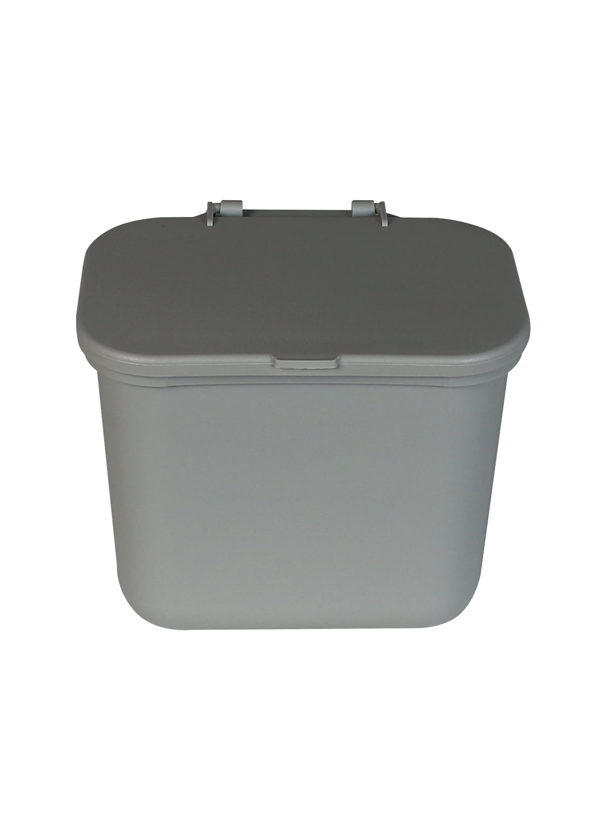 HANGING WASTE BASKET - Single - Kit - Solid Lift - Grey
