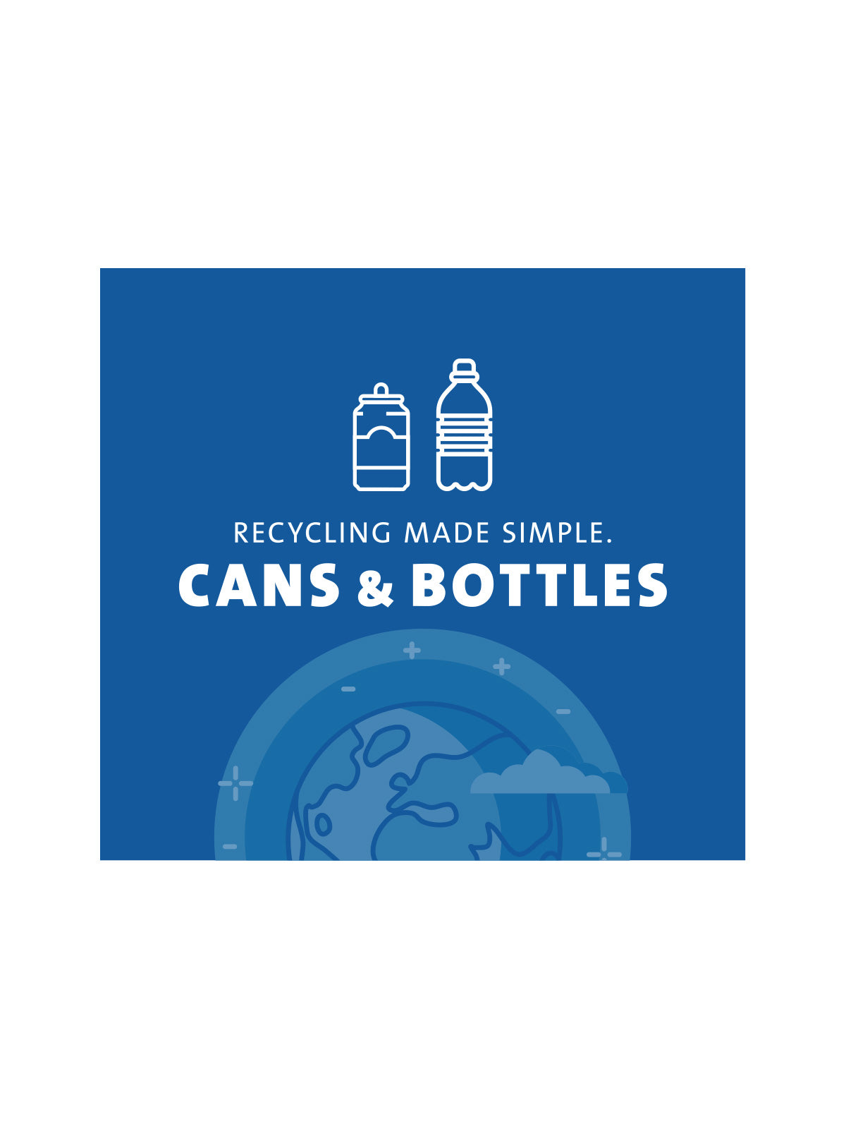 ARISTATA (1) - Sign - Cans & Bottles - Blue