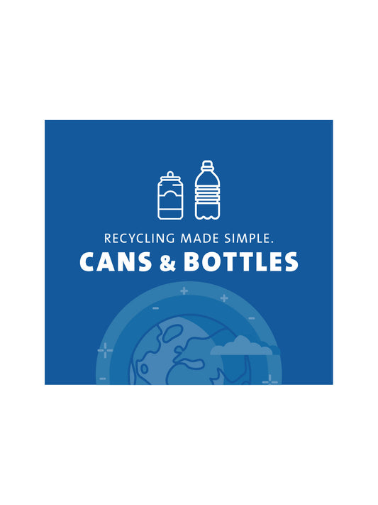 ARISTATA (1) - Sign - Cans & Bottles - Blue