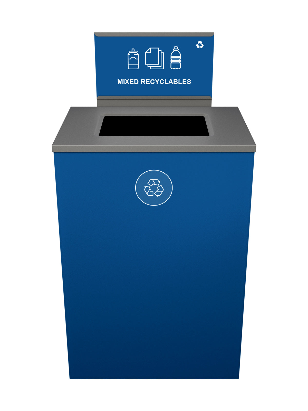 SPECTRUM - Single - Xl - Mobius Loop-Mixed Recyclables - Full - Blue