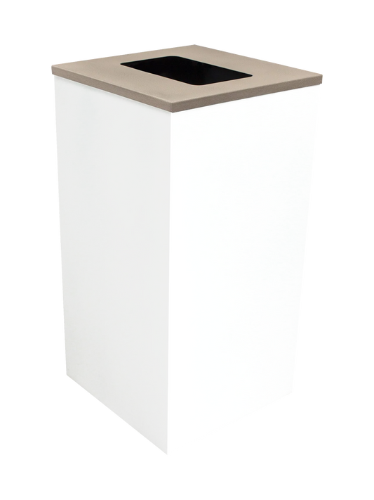SPECTRUM - White Cube with Full Opening Antibacterial 'Element' Lid