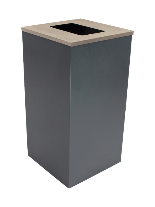 SPECTRUM - Grey Cube with Full Opening Antibacterial 'Element' Lid
