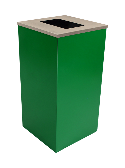 SPECTRUM - Green Cube with Full Opening Antibacterial 'Element' Lid