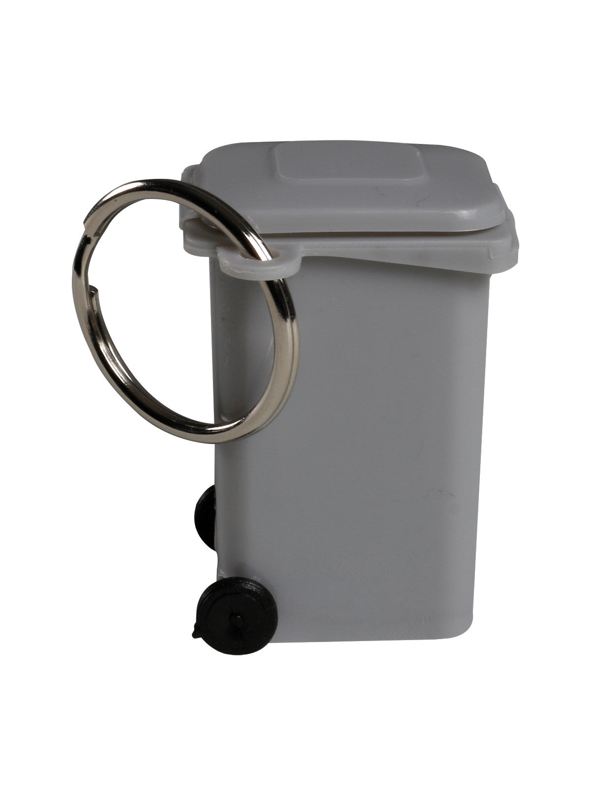 Mini Promotional Key Chain Cart with Lid - Executive Grey