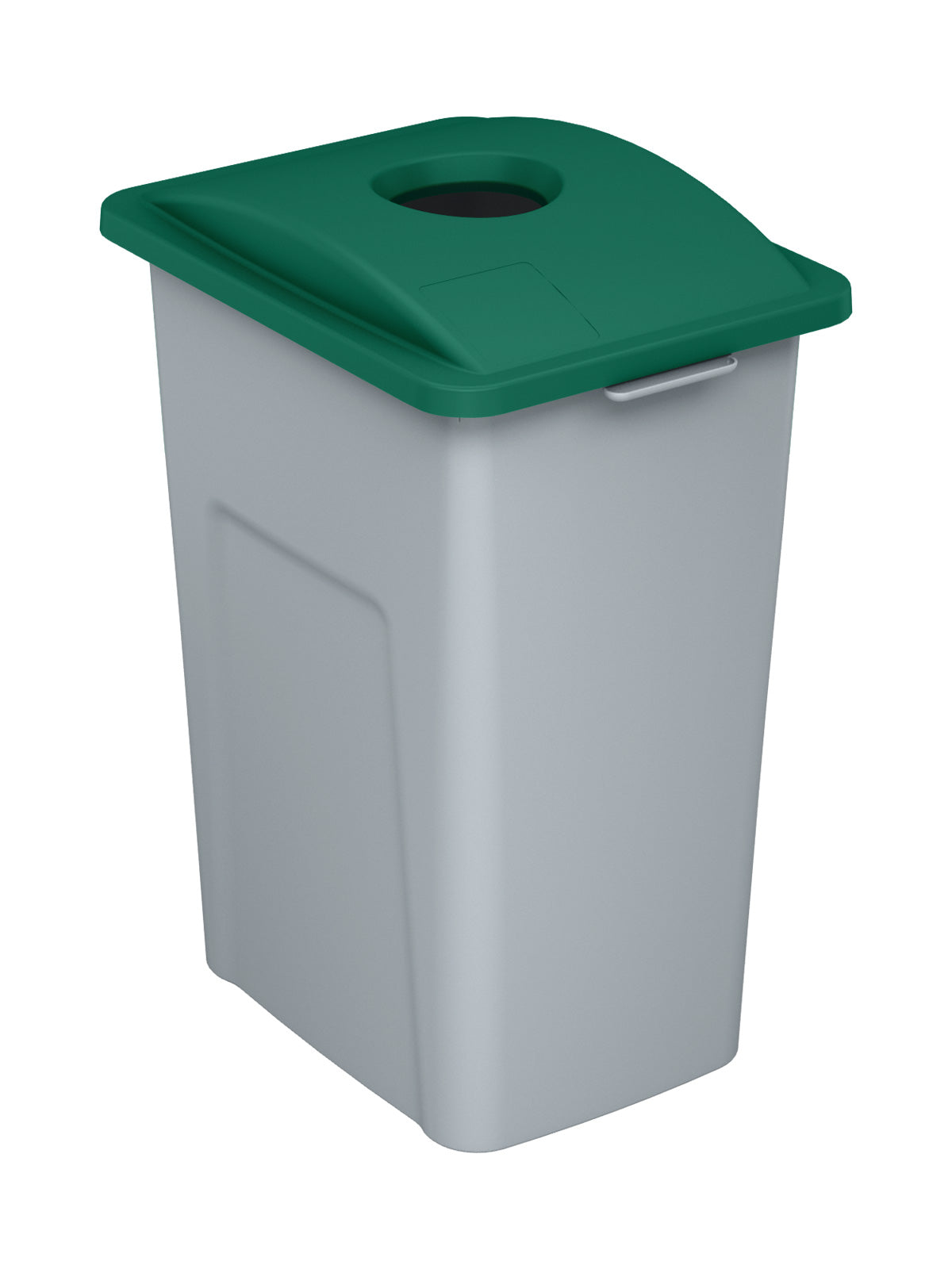WASTE WATCHER XL - 28G Bin with Green XL Circle-Opening Lid