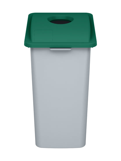 WASTE WATCHER XL - 28G Bin with Green XL Circle-Opening Lid
