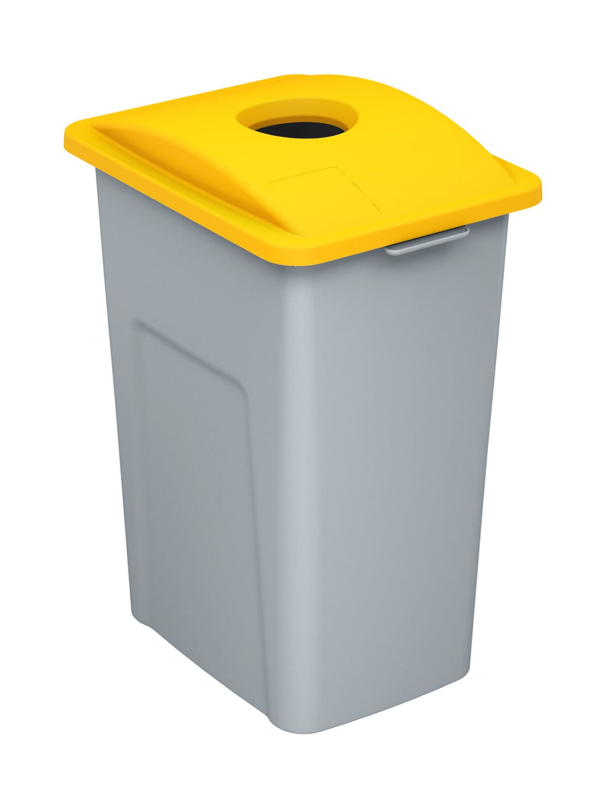 WASTE WATCHER XL - 28G Bin with Yellow XL Circle-Opening Lid