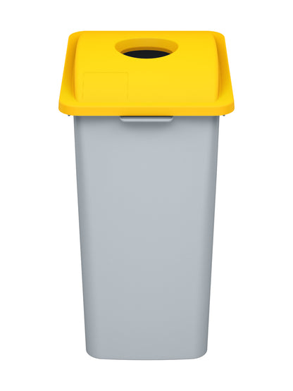 WASTE WATCHER XL - 28G Bin with Yellow XL Circle-Opening Lid