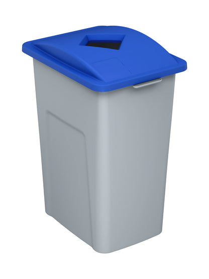 WASTE WATCHER XL - 28G Bin with Blue XL Diamond-Opening Lid