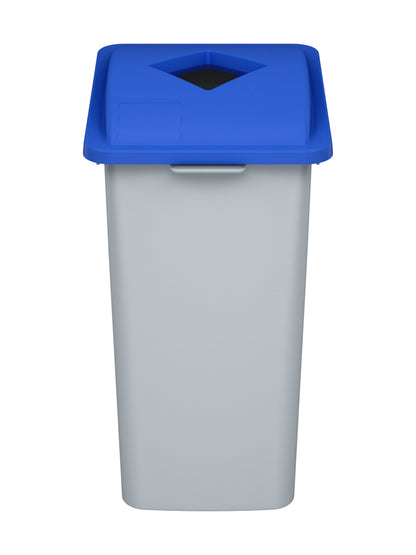 WASTE WATCHER XL - 28G Bin with Blue XL Diamond-Opening Lid
