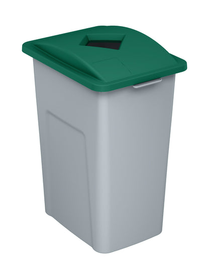 WASTE WATCHER XL - 28G Bin with Green XL Diamond-Opening Lid